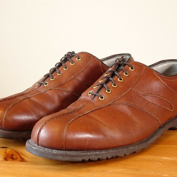 Footjoy Classics Dry Premiere Spikeless Mens Golf Shoes 55546 10.5E Wide Tan USA - Picture 3 of 11